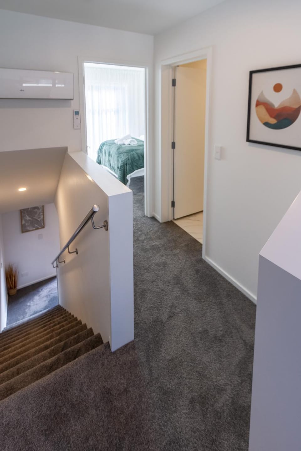 Photo of the whole room, Bedroom, air conditioner