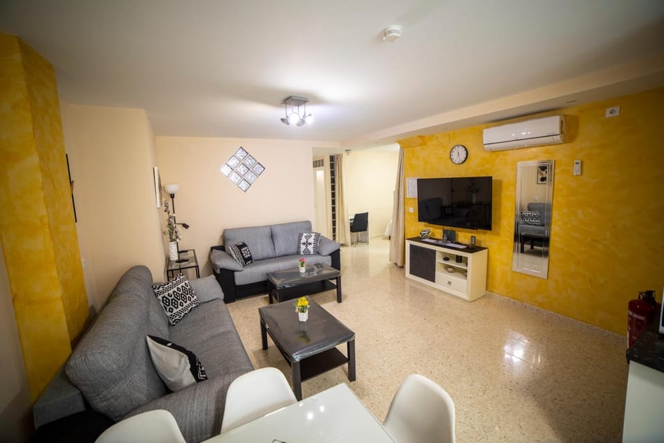Living room, air conditioner