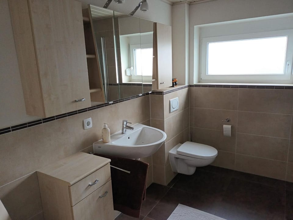 Bathroom, Living room