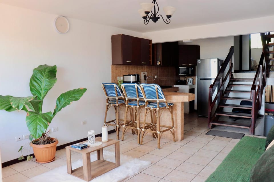 Living room, Communal kitchen