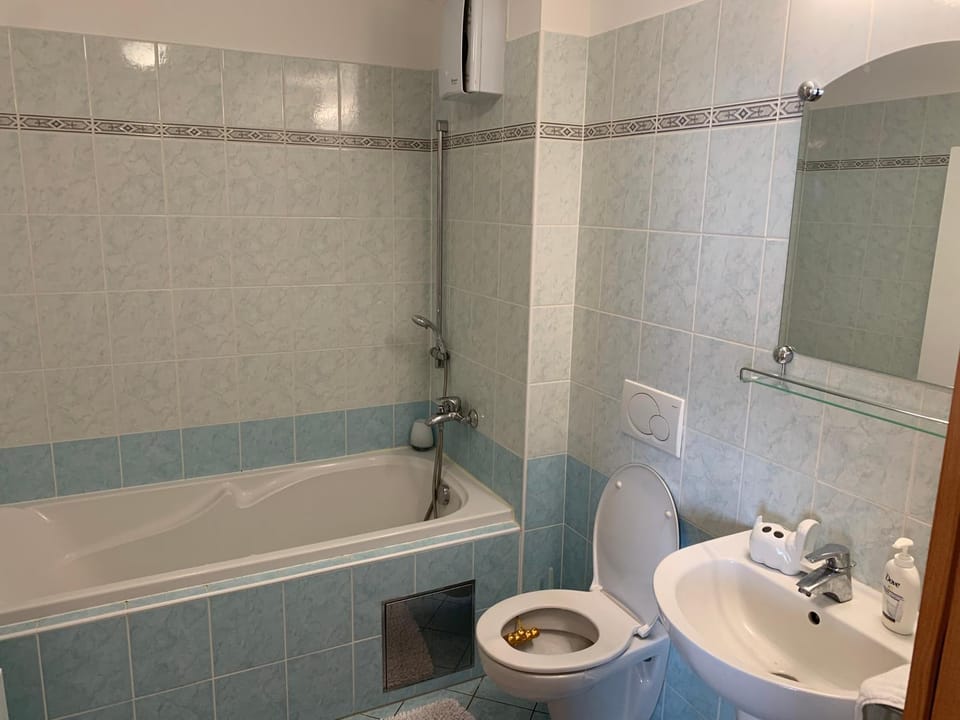 Shower, Toilet, Bathroom, towels