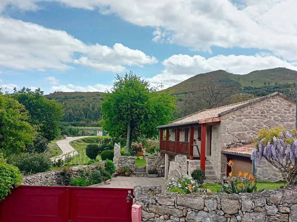 Property building, Spring, Day, Natural landscape, Garden view, Mountain view