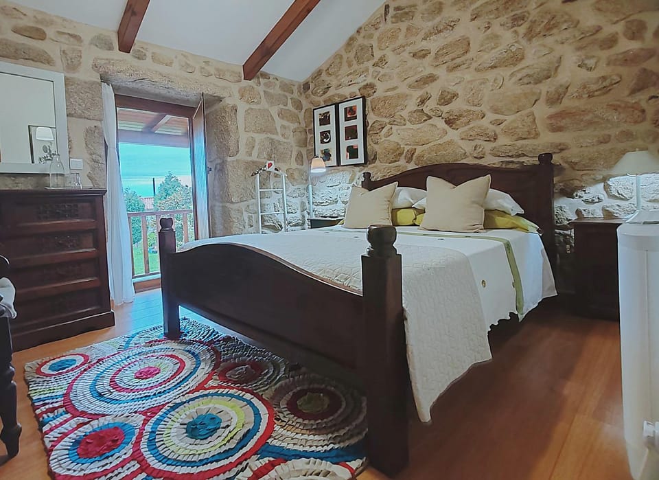 Bed, View (from property/room), Balcony/Terrace, Bedroom, Garden view