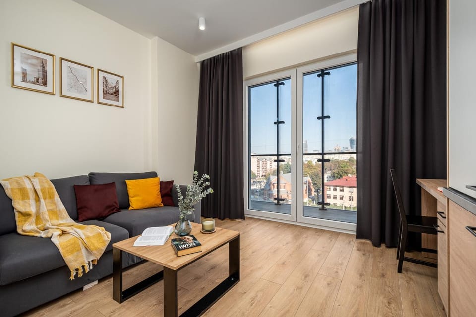 Living room, City view