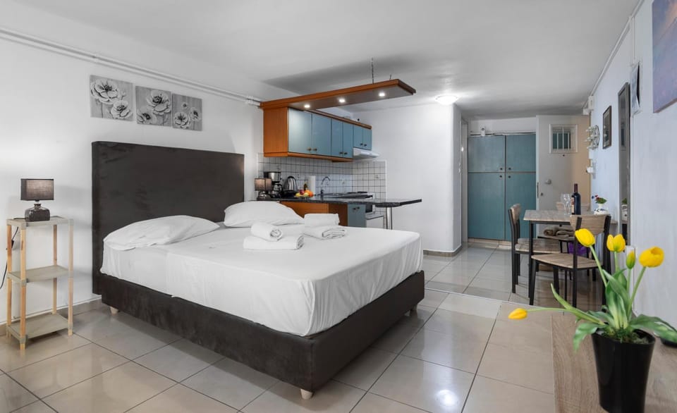 Bed, Kitchen or kitchenette, Photo of the whole room, Dining area