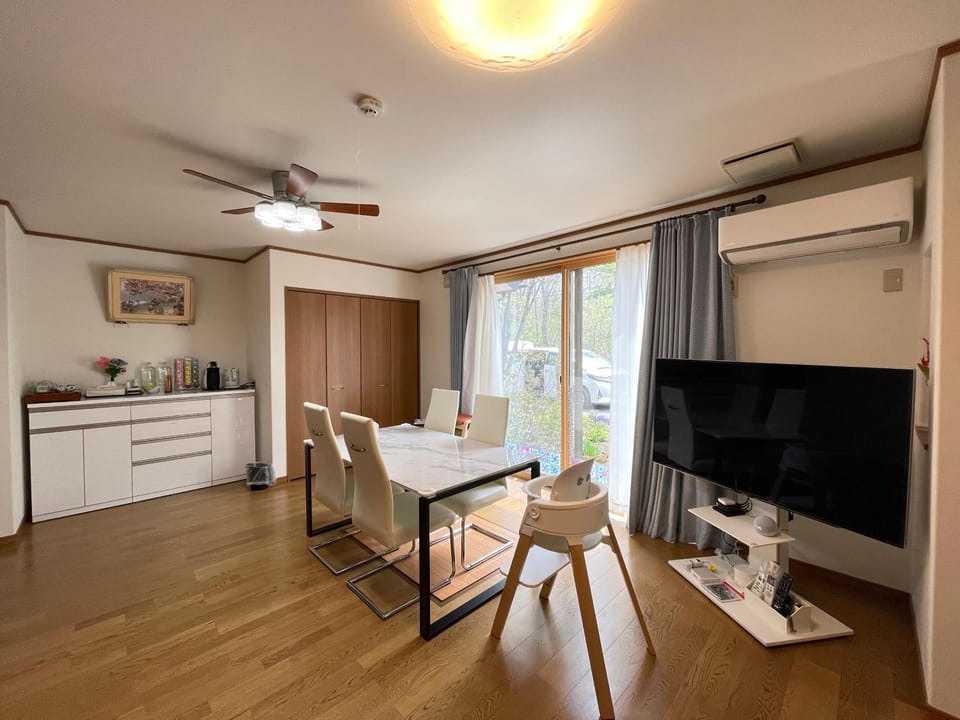 TV and multimedia, Living room, Evening entertainment, fireplace, air conditioner