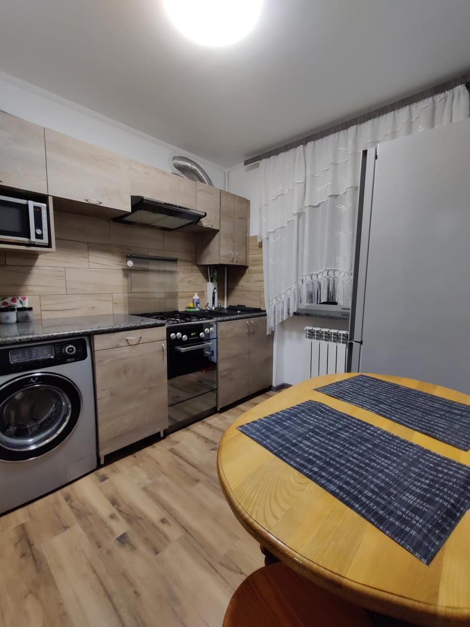 Coffee/tea facilities, Kitchen or kitchenette, Dining area, minibar, pet friendly, stove, towels, washing machine