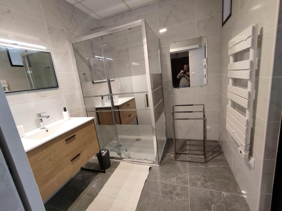 Shower, Toilet, Bathroom, towels