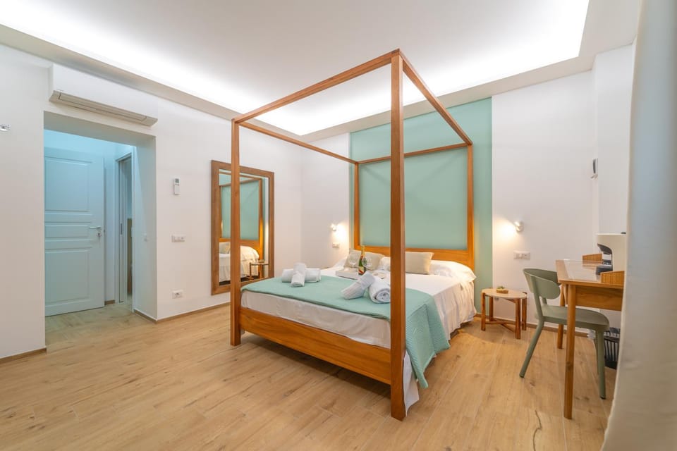 Bed, Bedroom, hair dresser, wardrobe