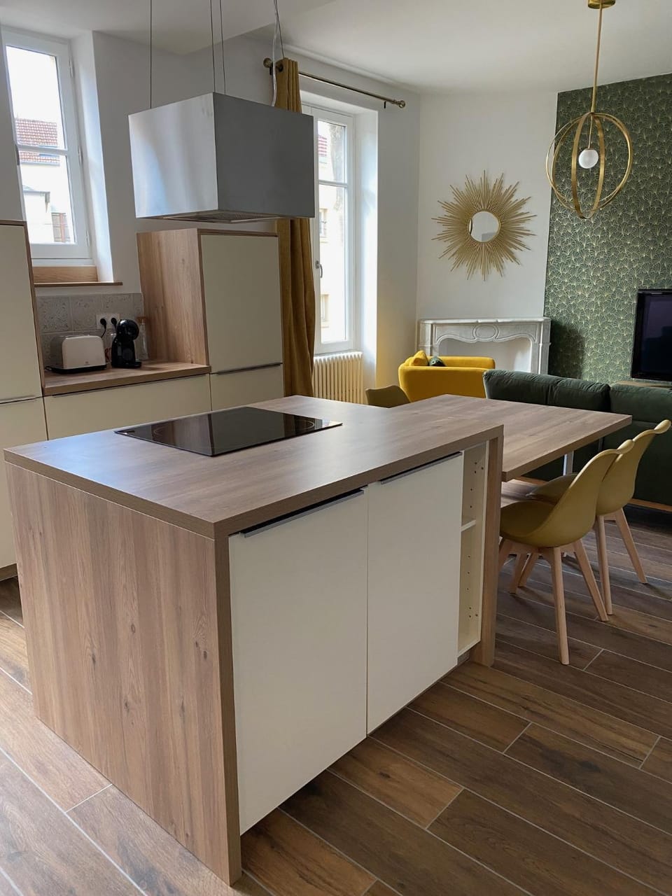 Coffee/tea facilities, Kitchen or kitchenette, Dining area, minibar, pet friendly, stove, toaster