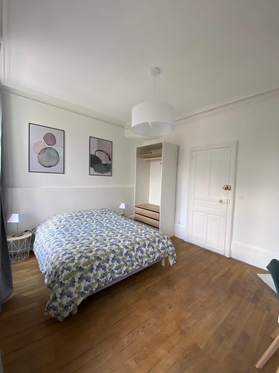 Bed, Photo of the whole room, Bedroom, wardrobe