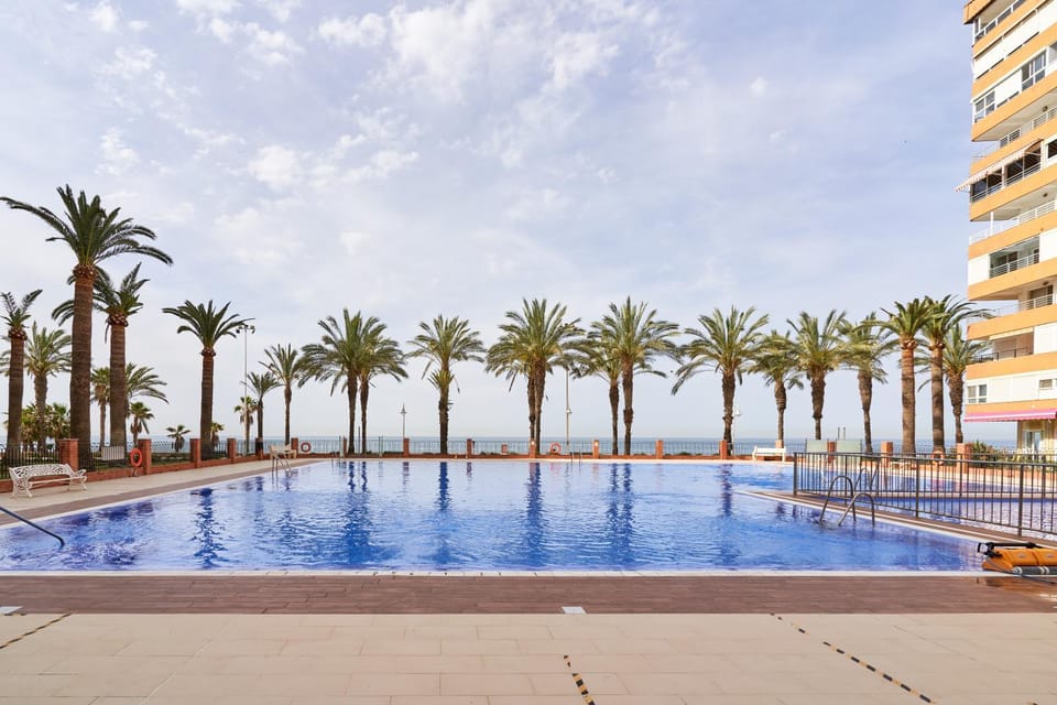 Property building, Living room, Swimming pool