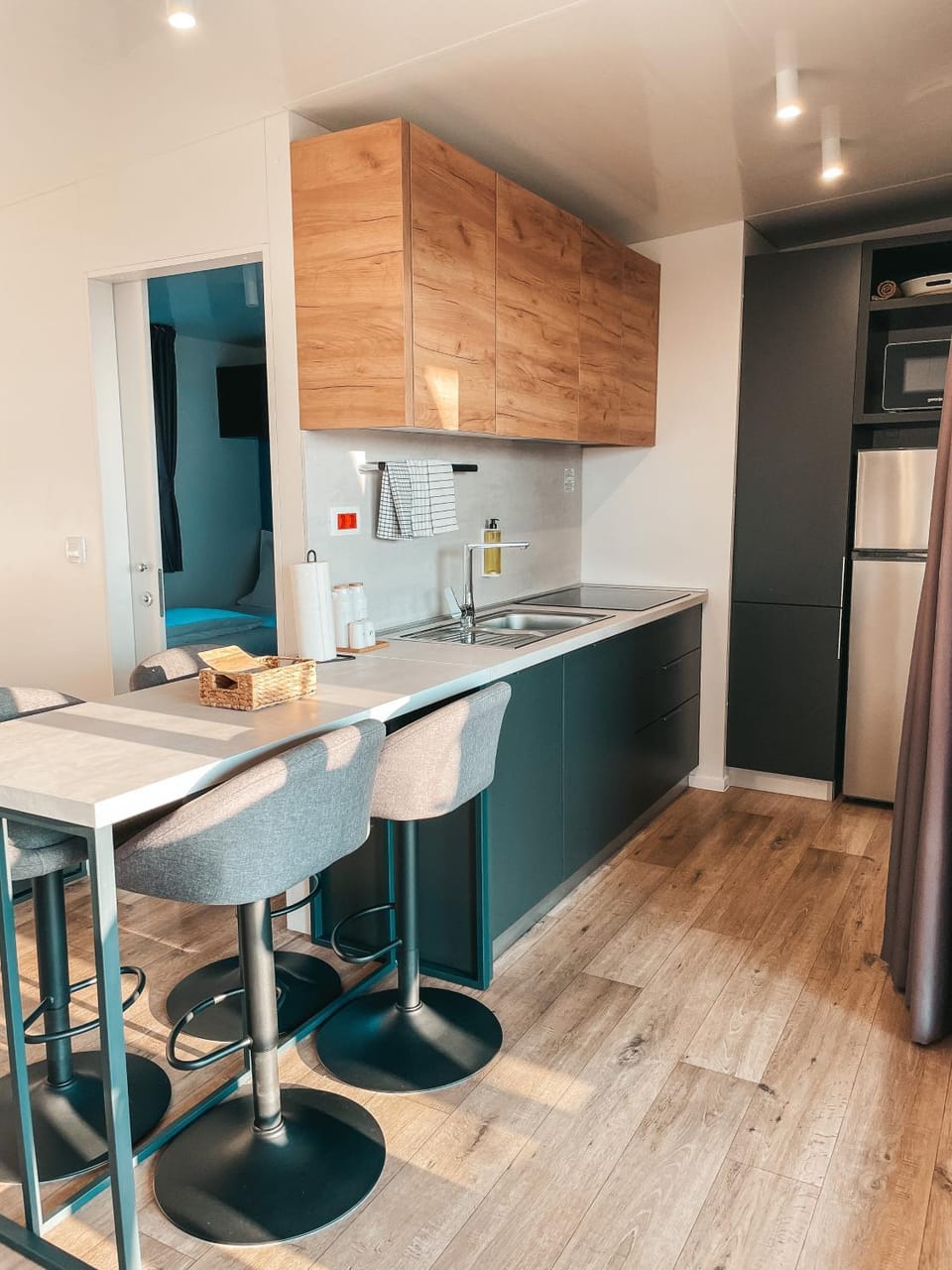 Kitchen or kitchenette, kitchen