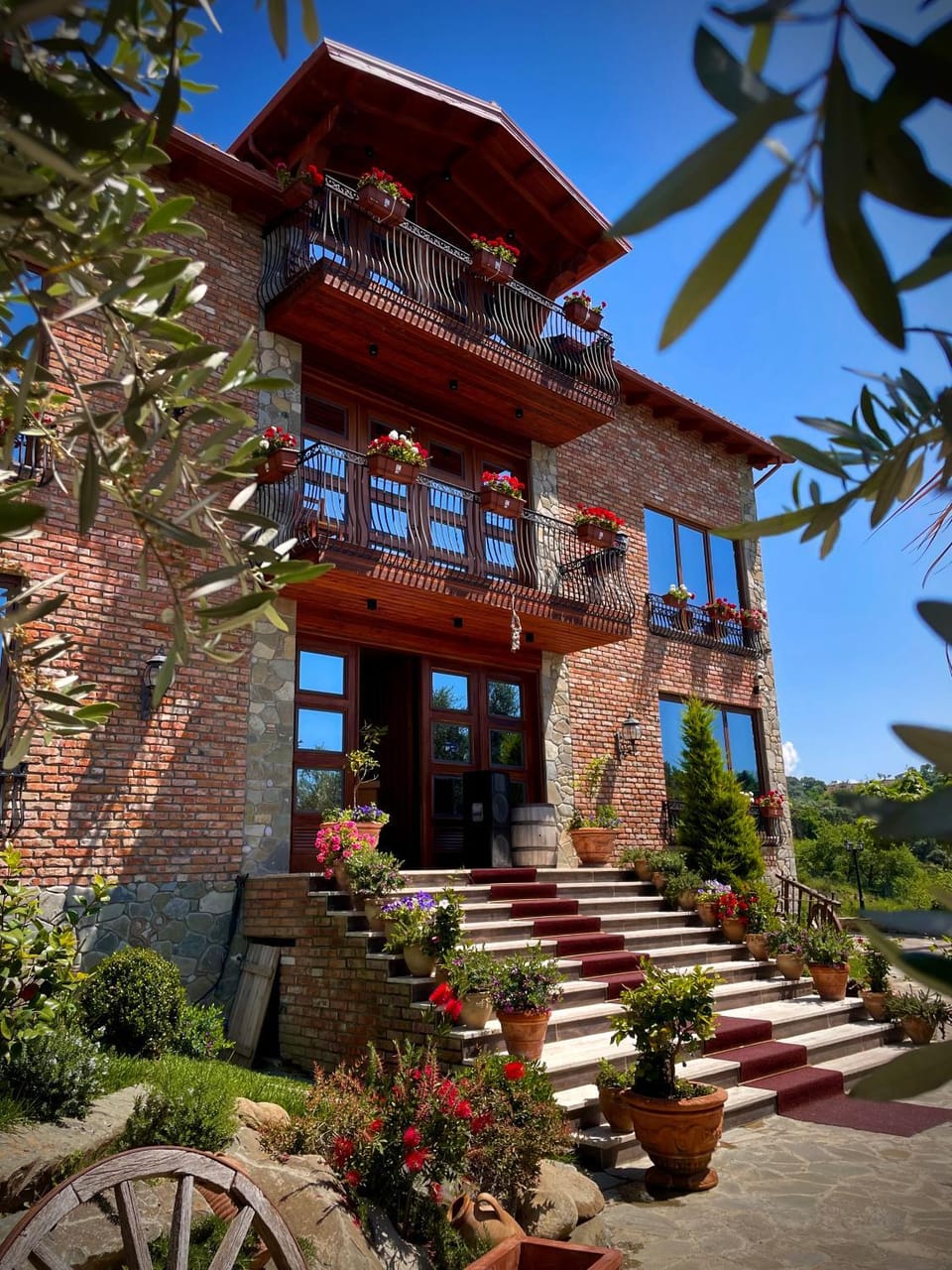 Property building, Spring, Day, Garden
