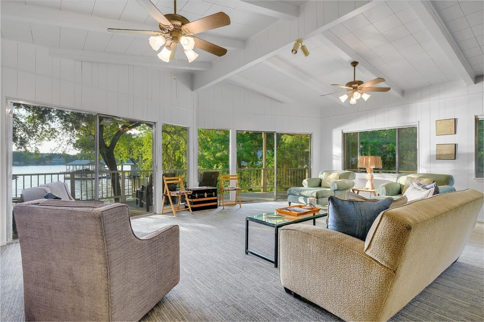 Natural landscape, Living room, fireplace