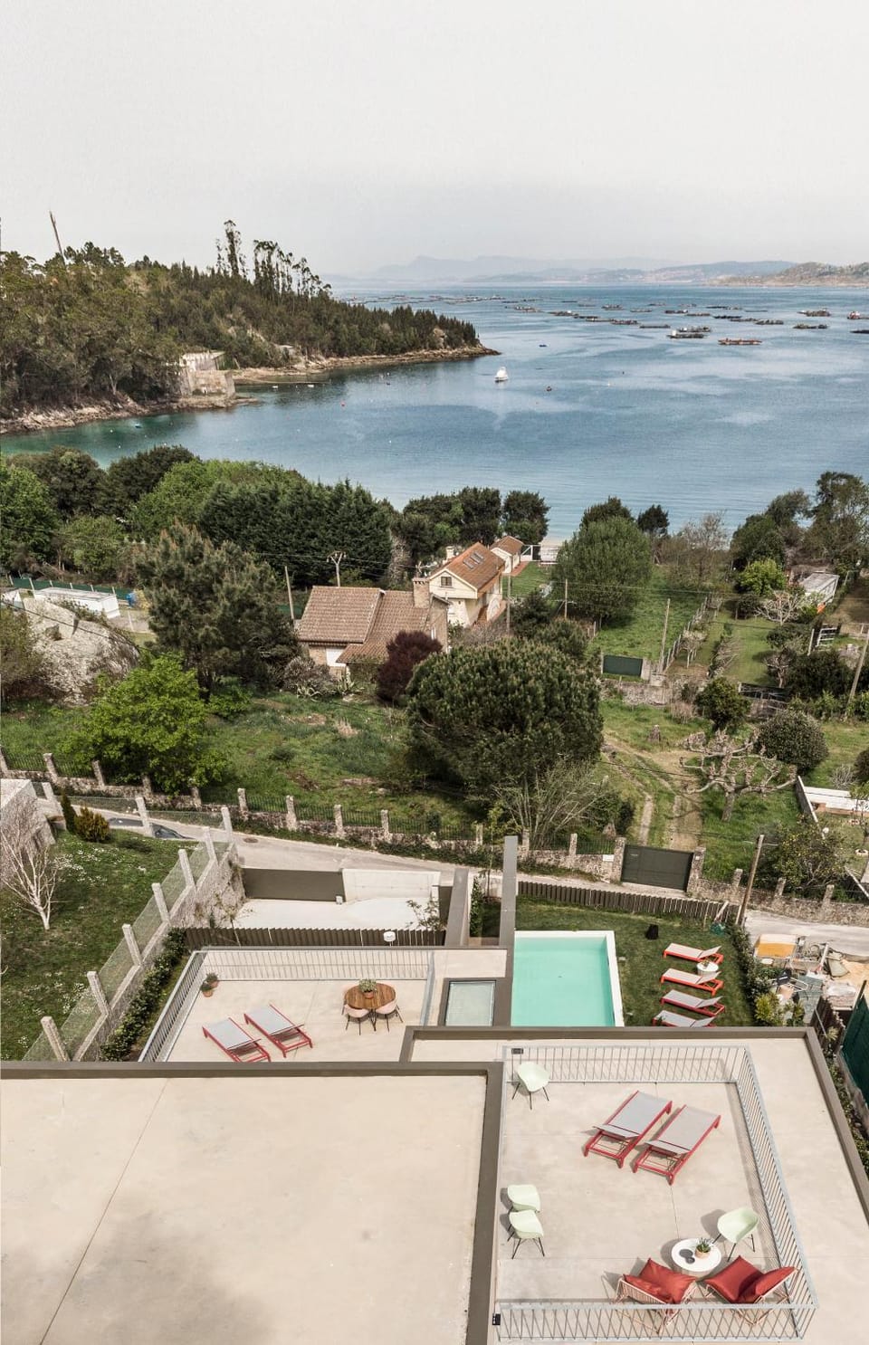 Bird's eye view, Sea view