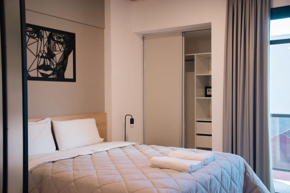 Bed, Photo of the whole room, Bedroom, wardrobe