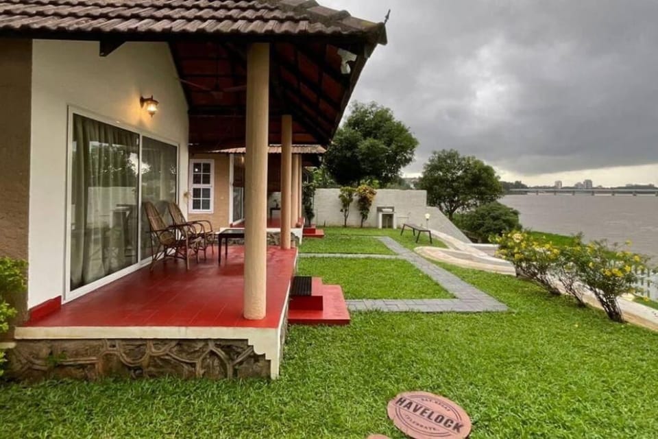 Natural landscape, Garden, River view