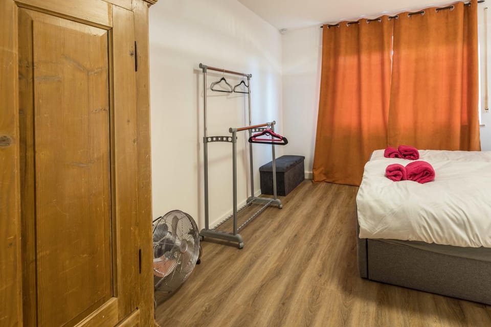 Property building, Living room, Bedroom