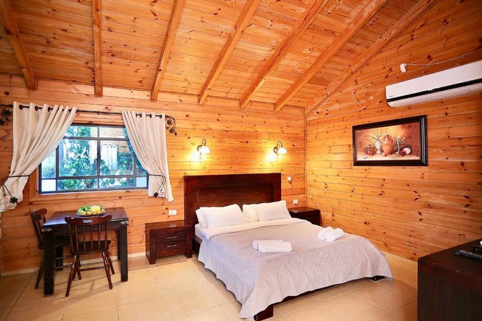 Bed, air conditioner