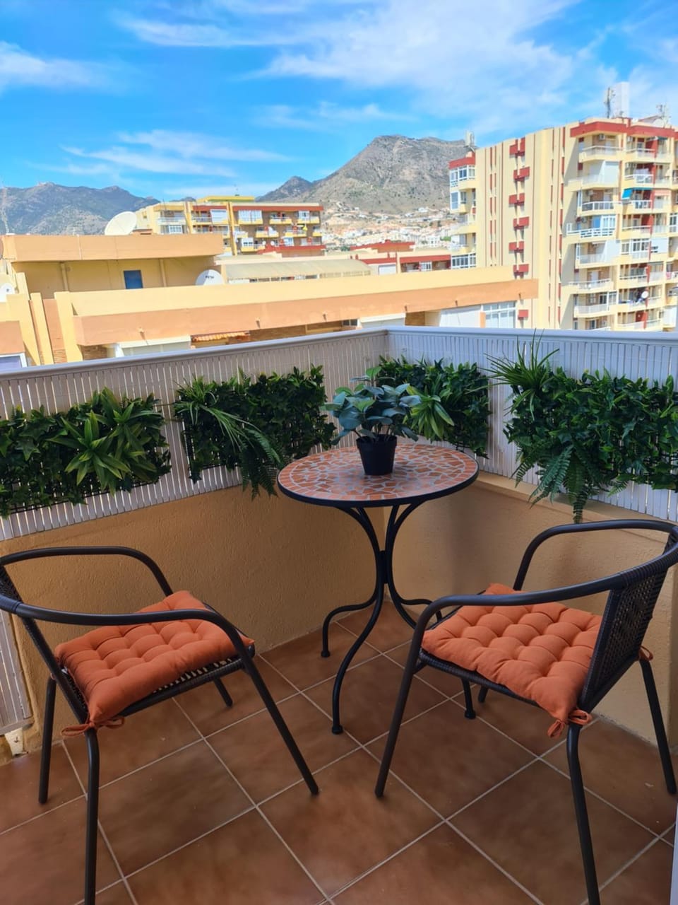 Property building, View (from property/room), Balcony/Terrace, Seating area, Mountain view