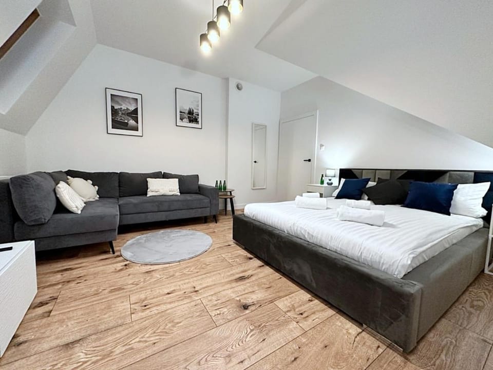 Bed, TV and multimedia, Living room, Bedroom