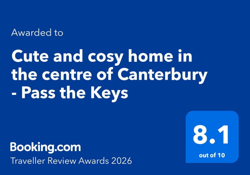 Cute and cosy home in the centre of Canterbury - Pass the Keys House in Canterbury