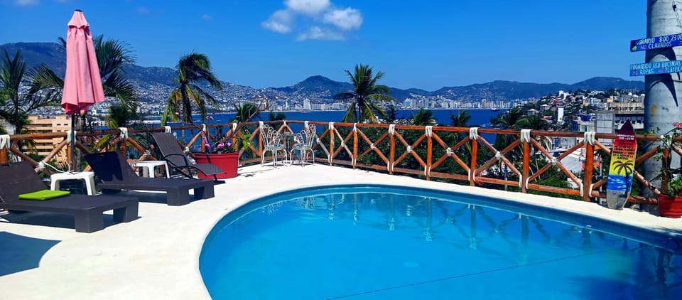 Nearby landmark, Mountain view, Pool view, Swimming pool