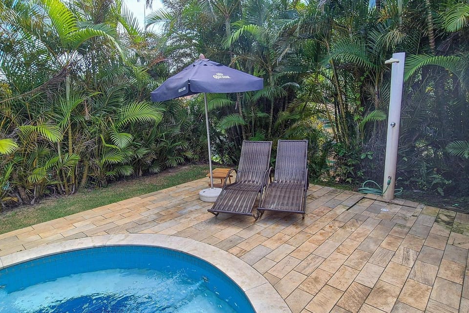 Private Pool and Leisure in Paúba House in São Sebastião