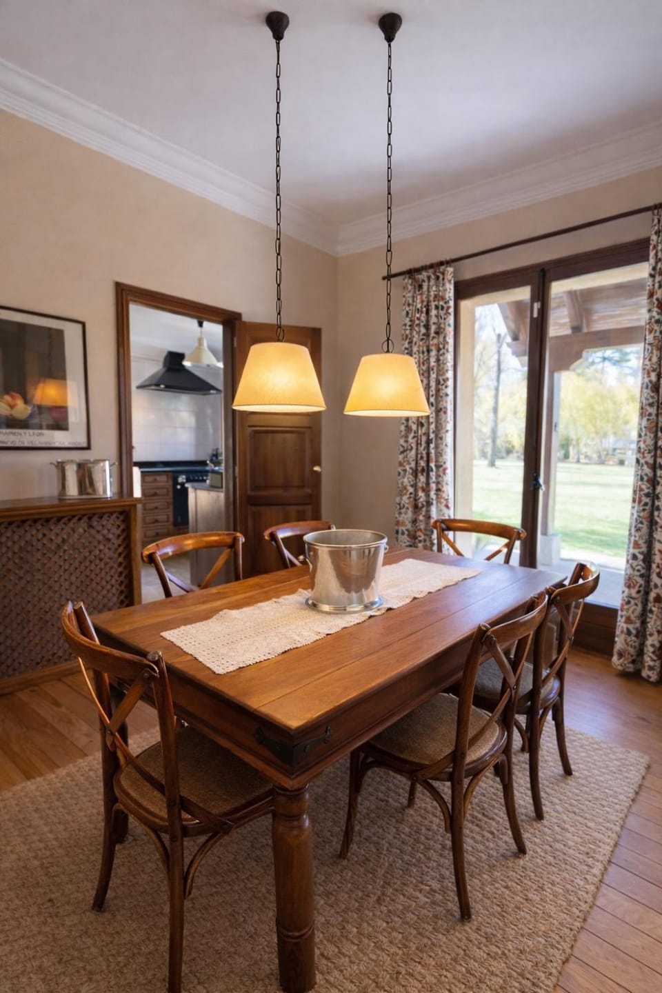 Dining area, Garden view