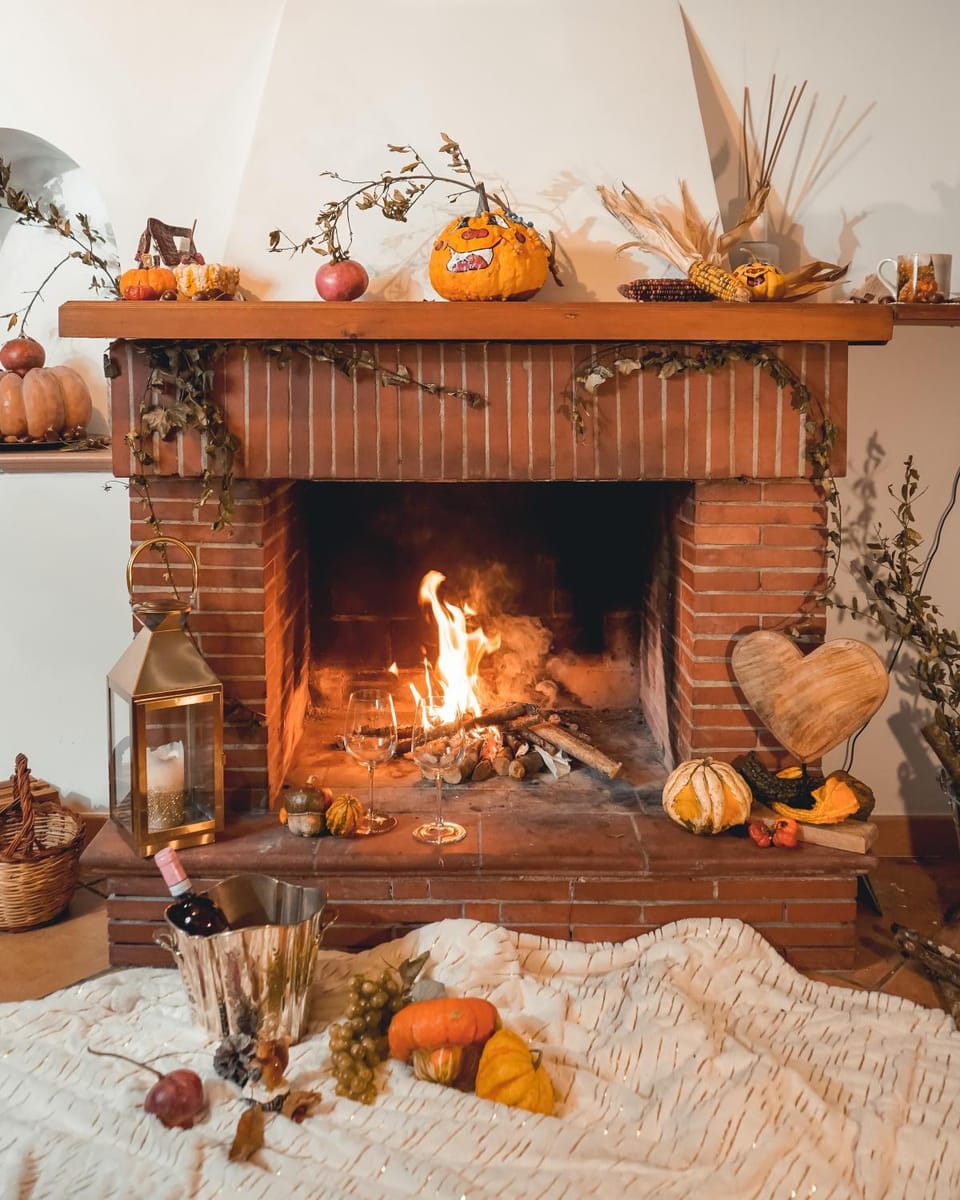 Food and drinks, Food, fireplace, fireplace