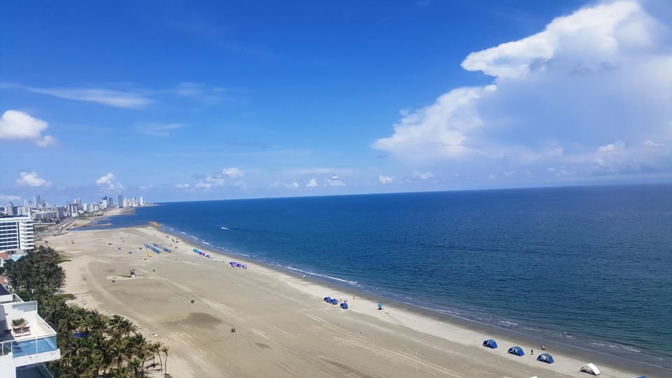 Nearby landmark, Day, Natural landscape, Beach, City view, Sea view