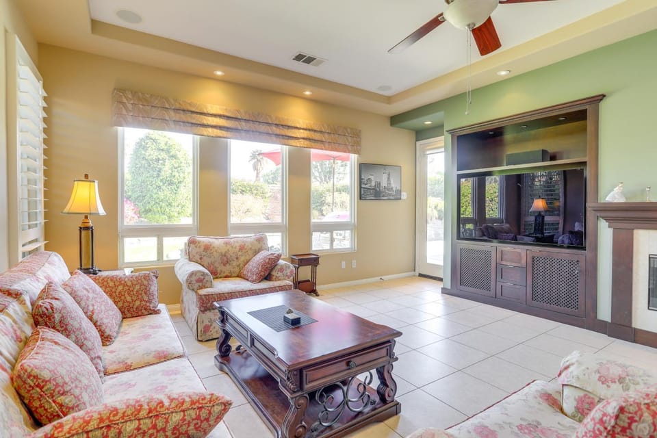 1 Mi to Coachella: Home w/ Pool & Furnished Patio House in La Quinta