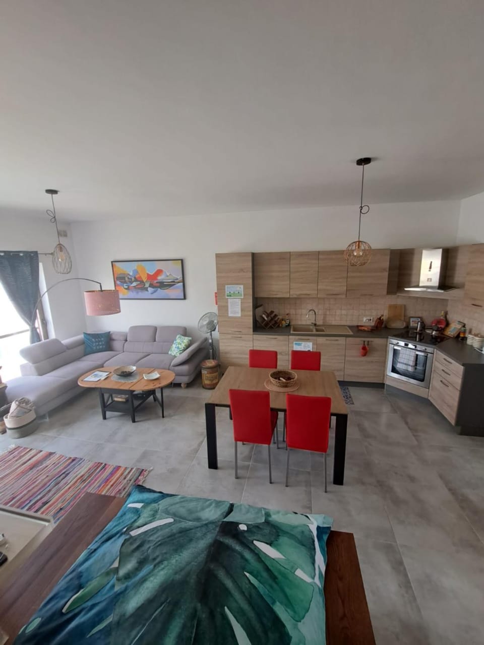 Living room, Dining area, kitchen