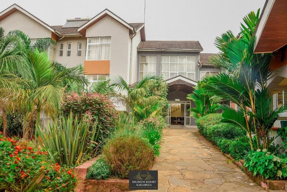 Property building, Garden view