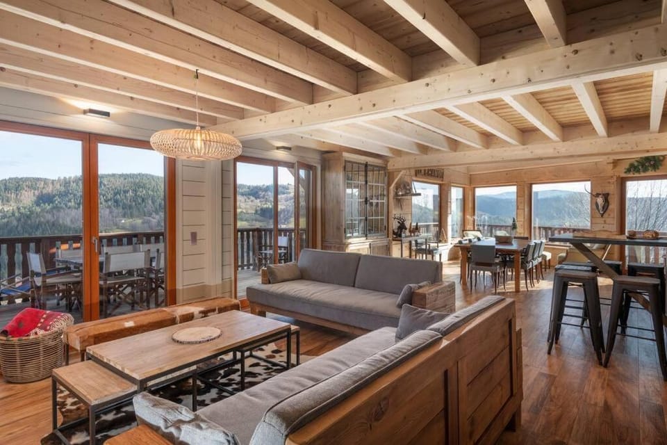 Luxueux chalet avec vue sur les pistes et le Hohneck Chalet in Vosges