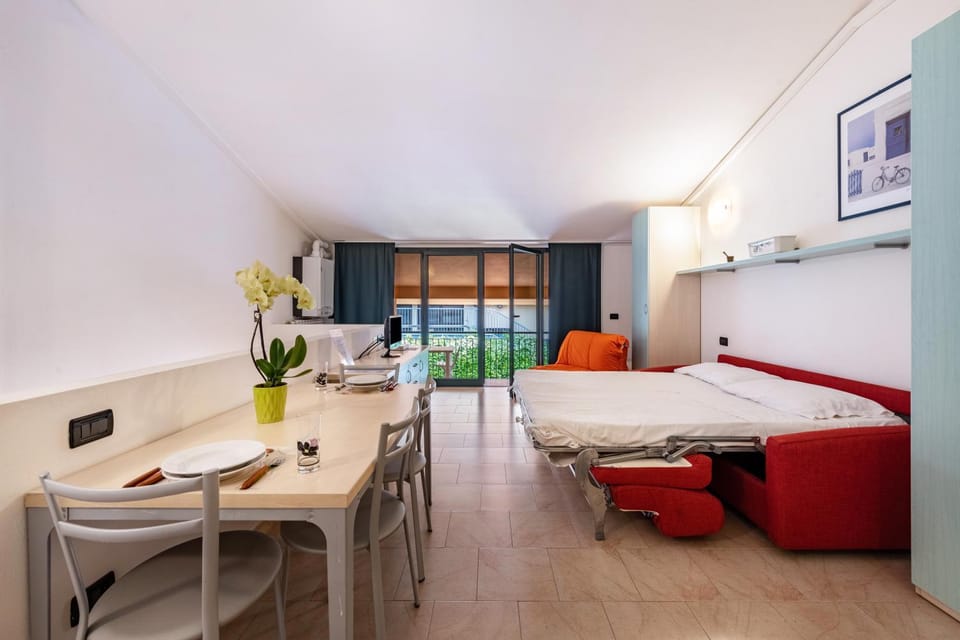 Property building, Living room, Bedroom