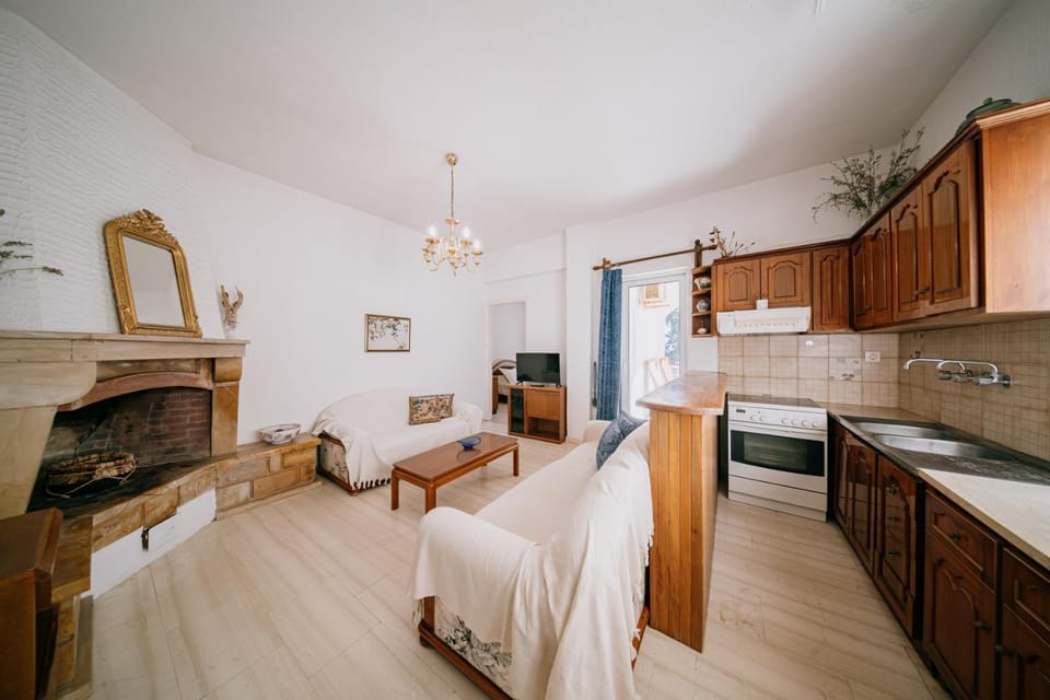 TV and multimedia, Kitchen or kitchenette, Living room, fireplace, kitchen