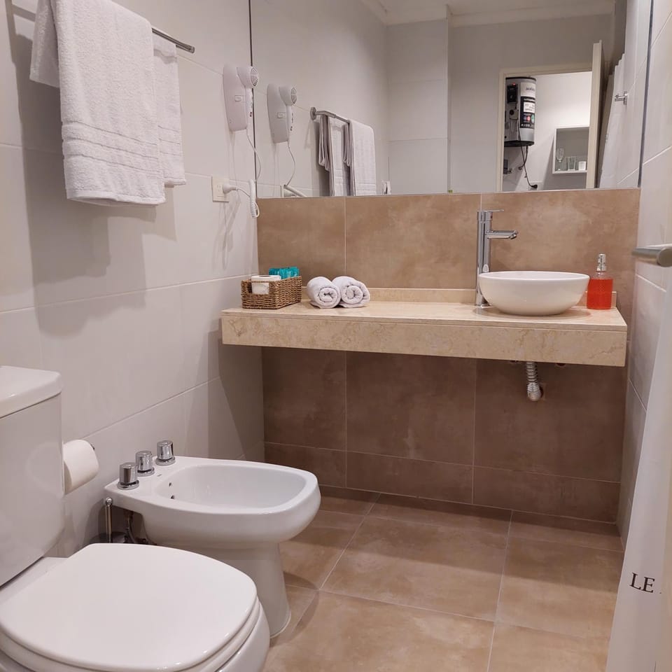 Bathroom, towels