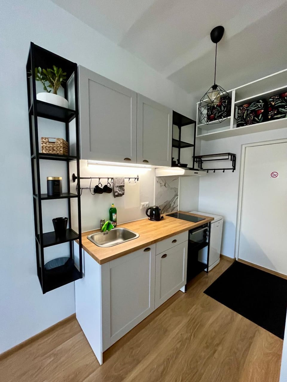 Kitchen or kitchenette, dishwasher, minibar