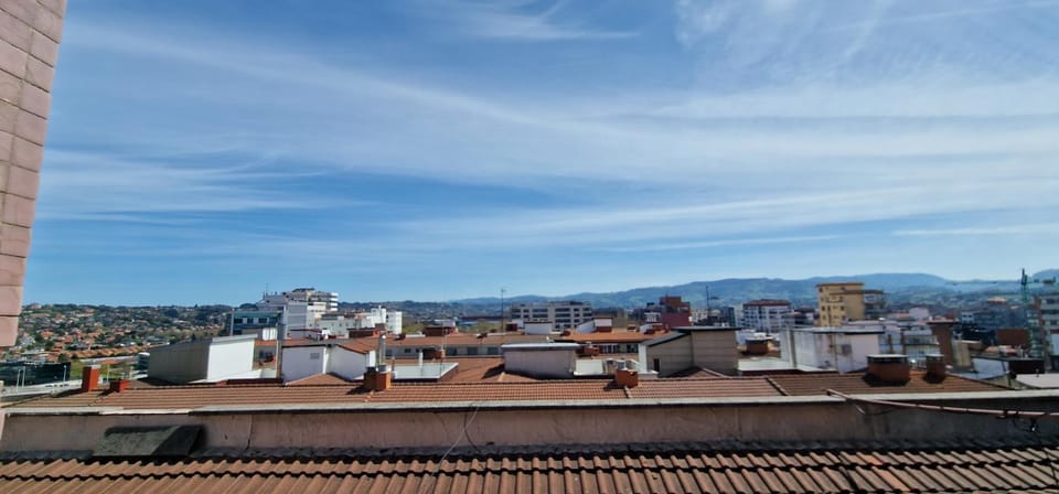 Day, City view, Mountain view
