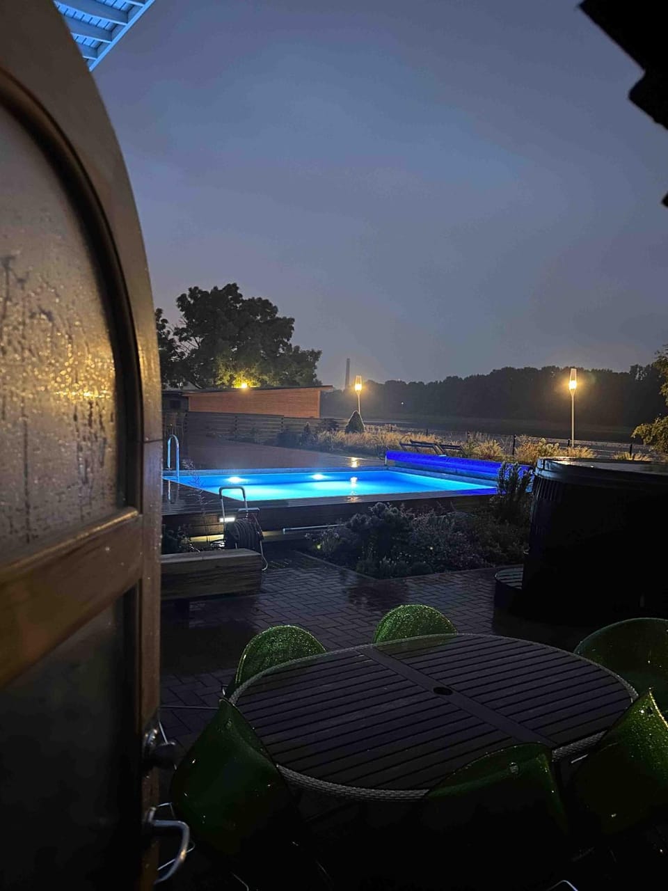 Sauna, Swimming pool