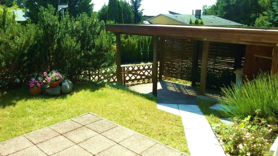 Property building, Garden view