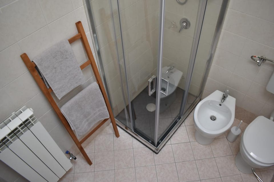 Shower, Toilet, Bathroom, bidet, towels