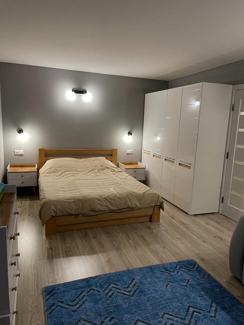 Bed, Bedroom, wardrobe