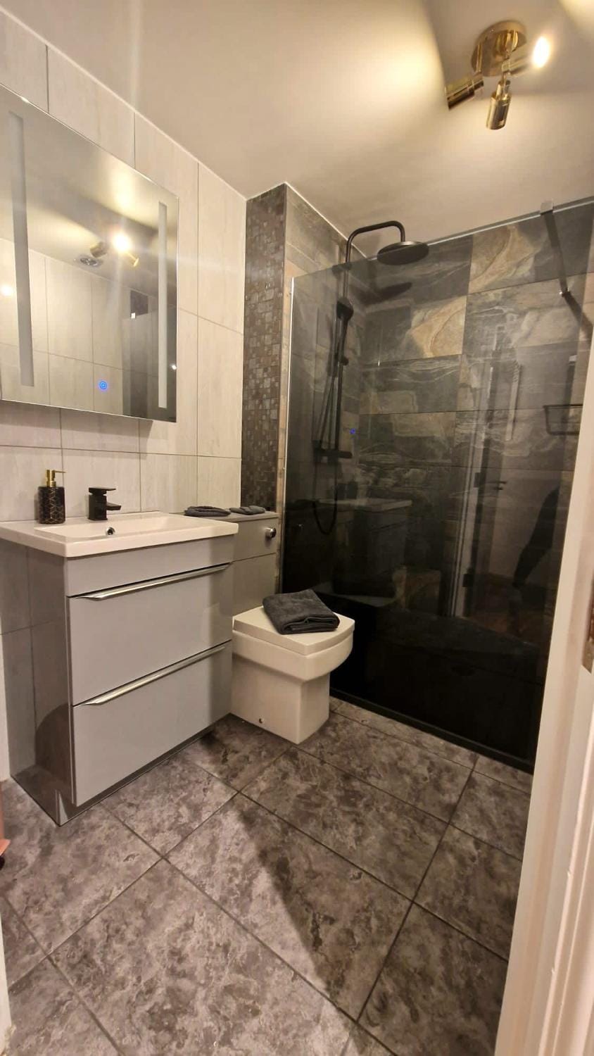 Shower, Toilet, Bathroom, towels