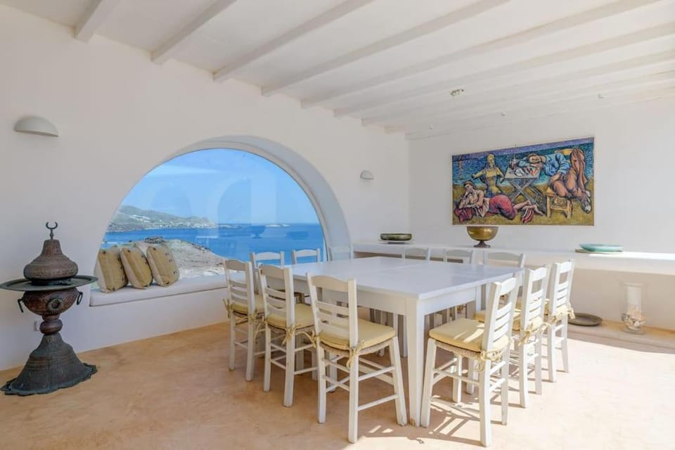 Natural landscape, Seating area, Dining area, Sea view