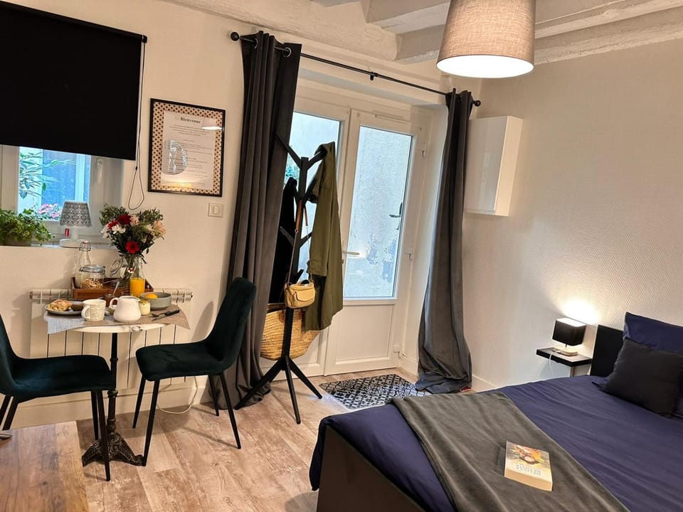 Beau studio et sa terrasse quartier historique Apartment in Moulins