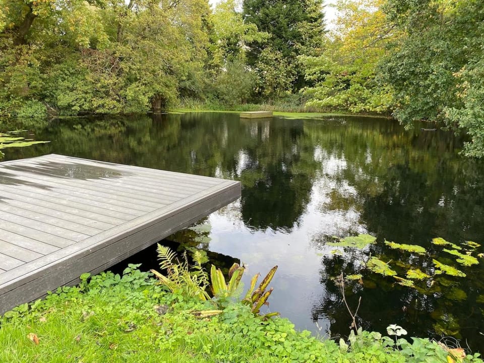 Spring, Natural landscape, Lake view, Swimming pool