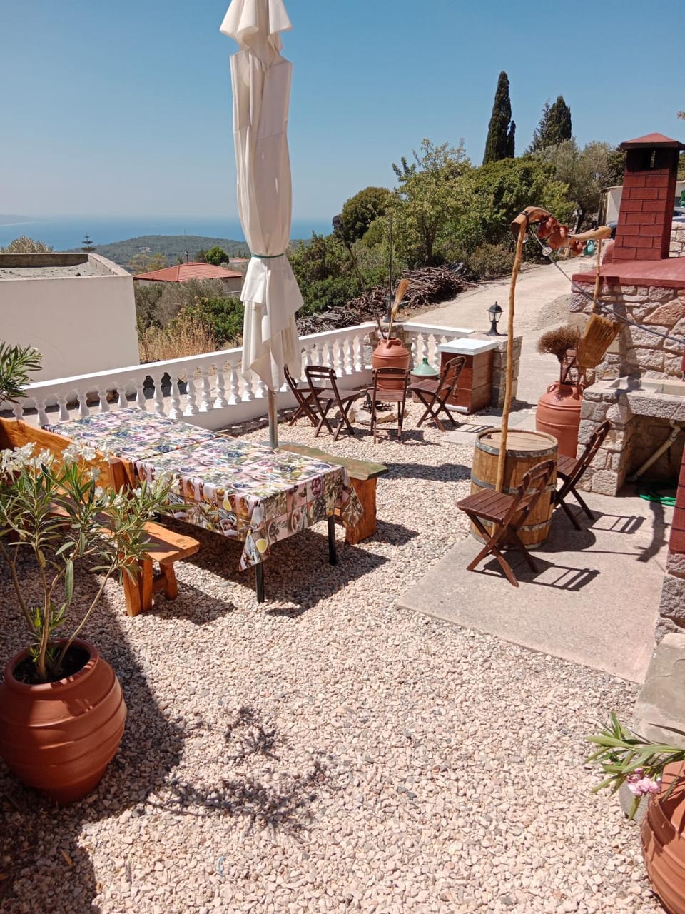 Tsampika's Traditional Stone Cottage in Siana House in Rhodes, Greece
